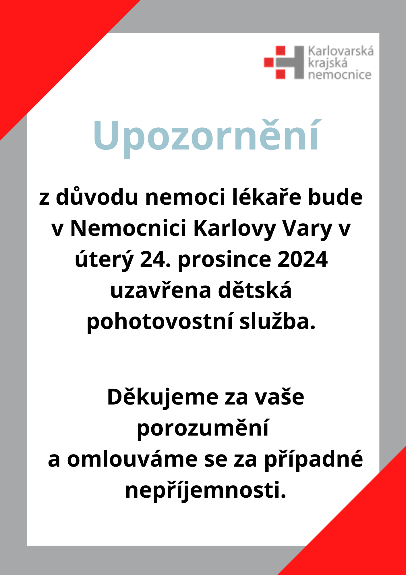 UPOZORNĚNÍ 7